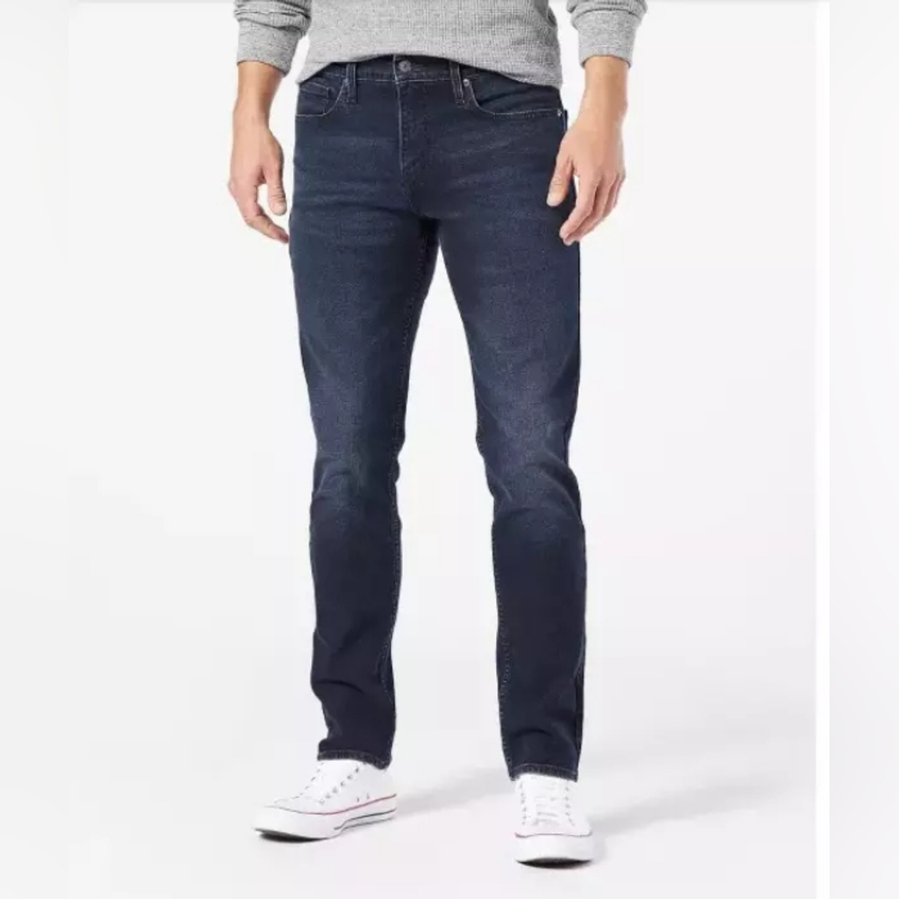 Denizen from Levi's Men's Blue Dark Wash Skinny Jeans Size 30X29 EUC